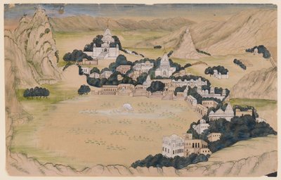 Pushkar-See, ca. 1840-60 von Indian School